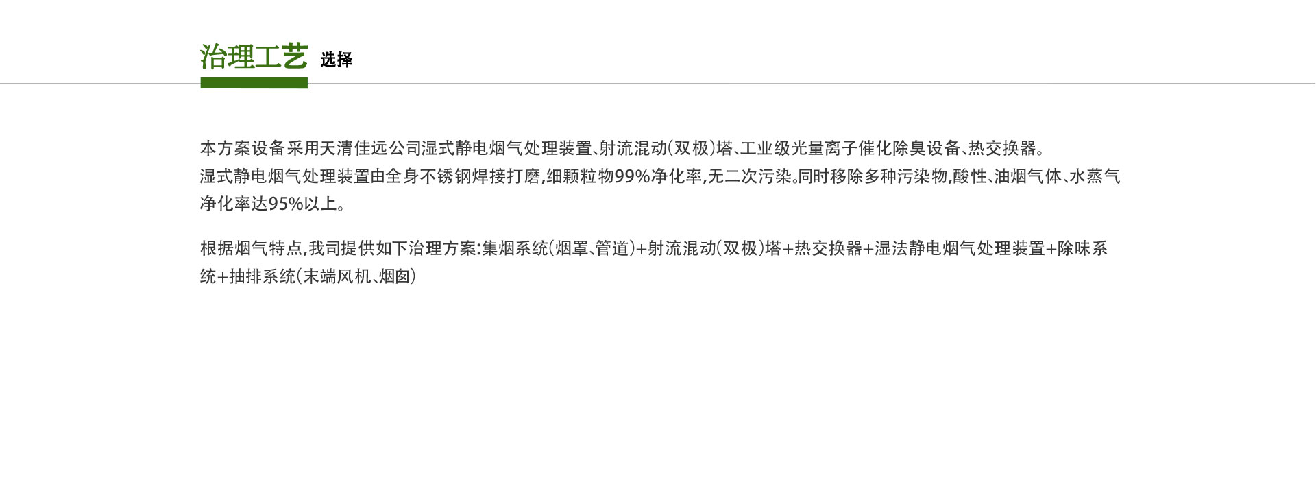 染整定型印染行（háng）業煙氣治理